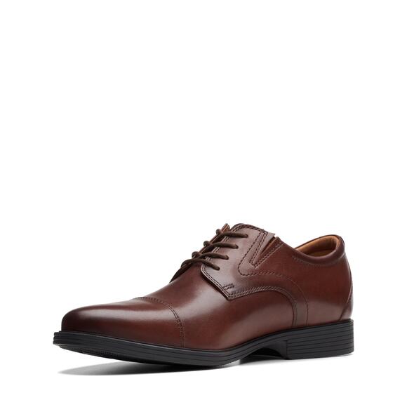 NWT Clarks Collection Men’s Whiddon Cap Oxford Mahogany Leather Size 8 main image 6